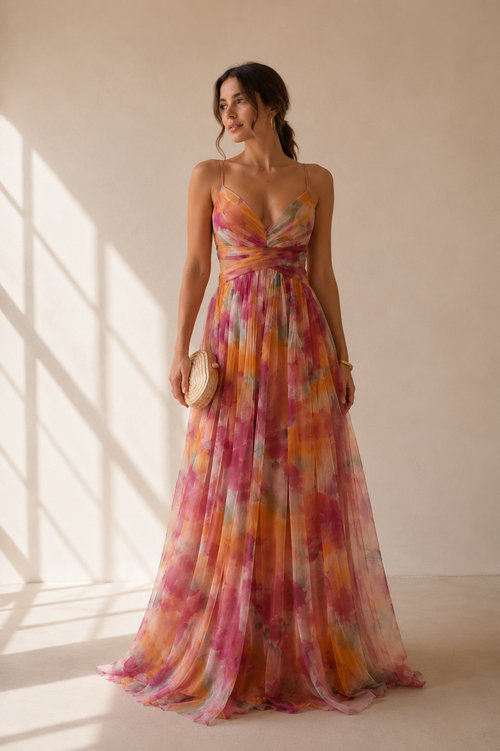 La Scintilla | Vestido Maxi Elegancia Floral