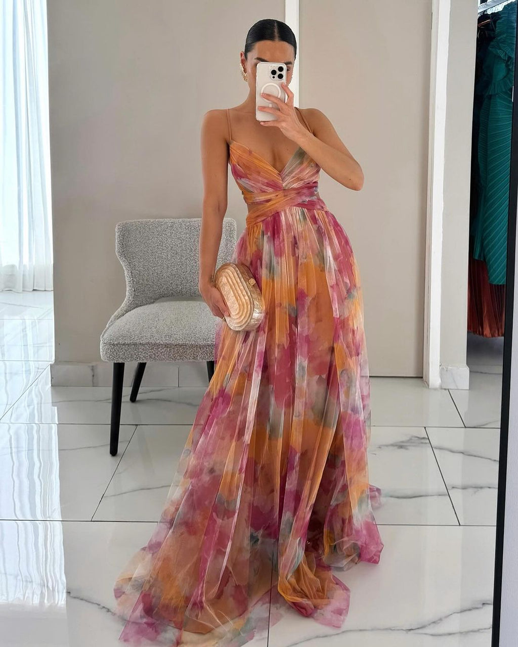 La Scintilla | Vestido Maxi Elegancia Floral