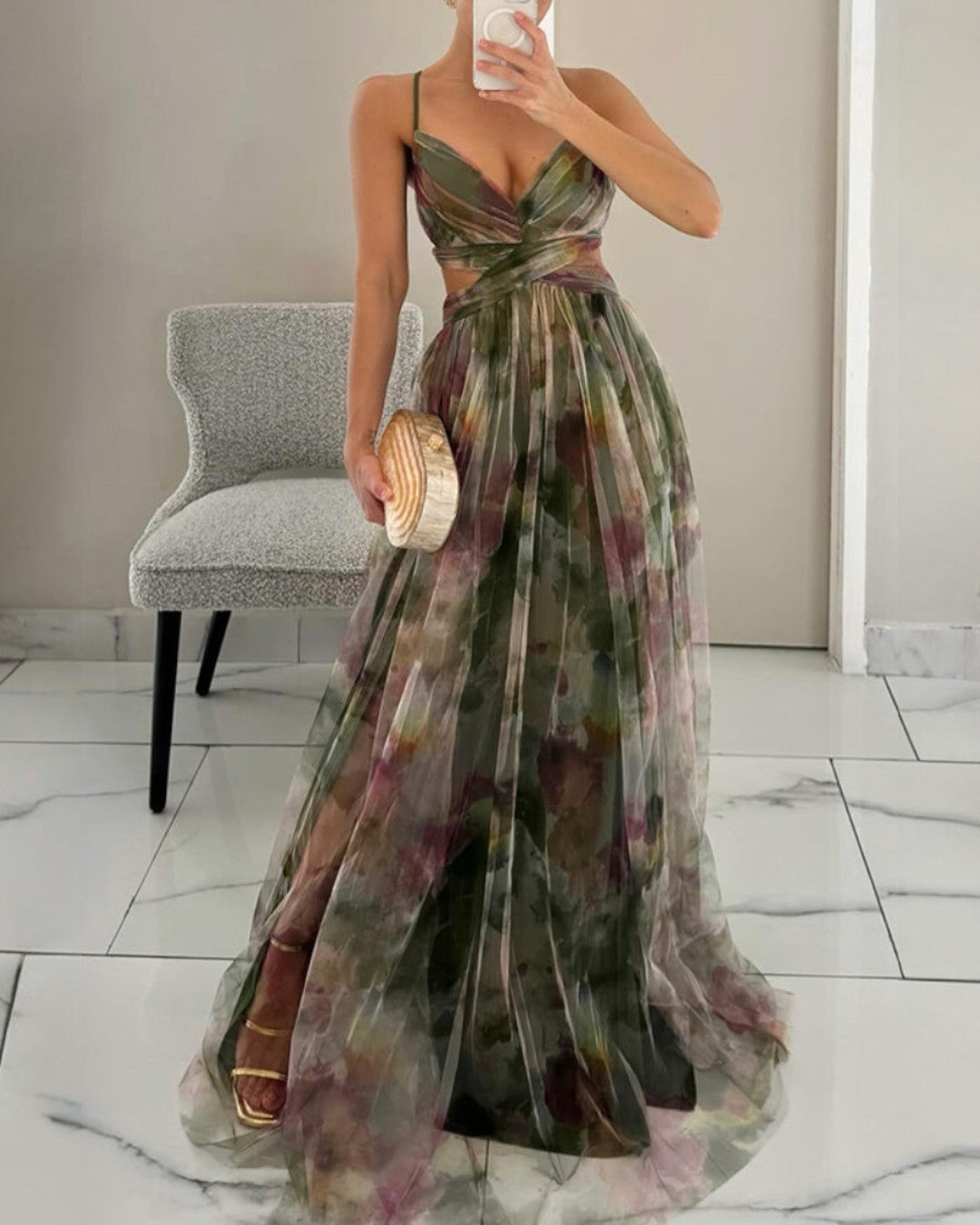 La Scintilla | Vestido Maxi Elegancia Floral