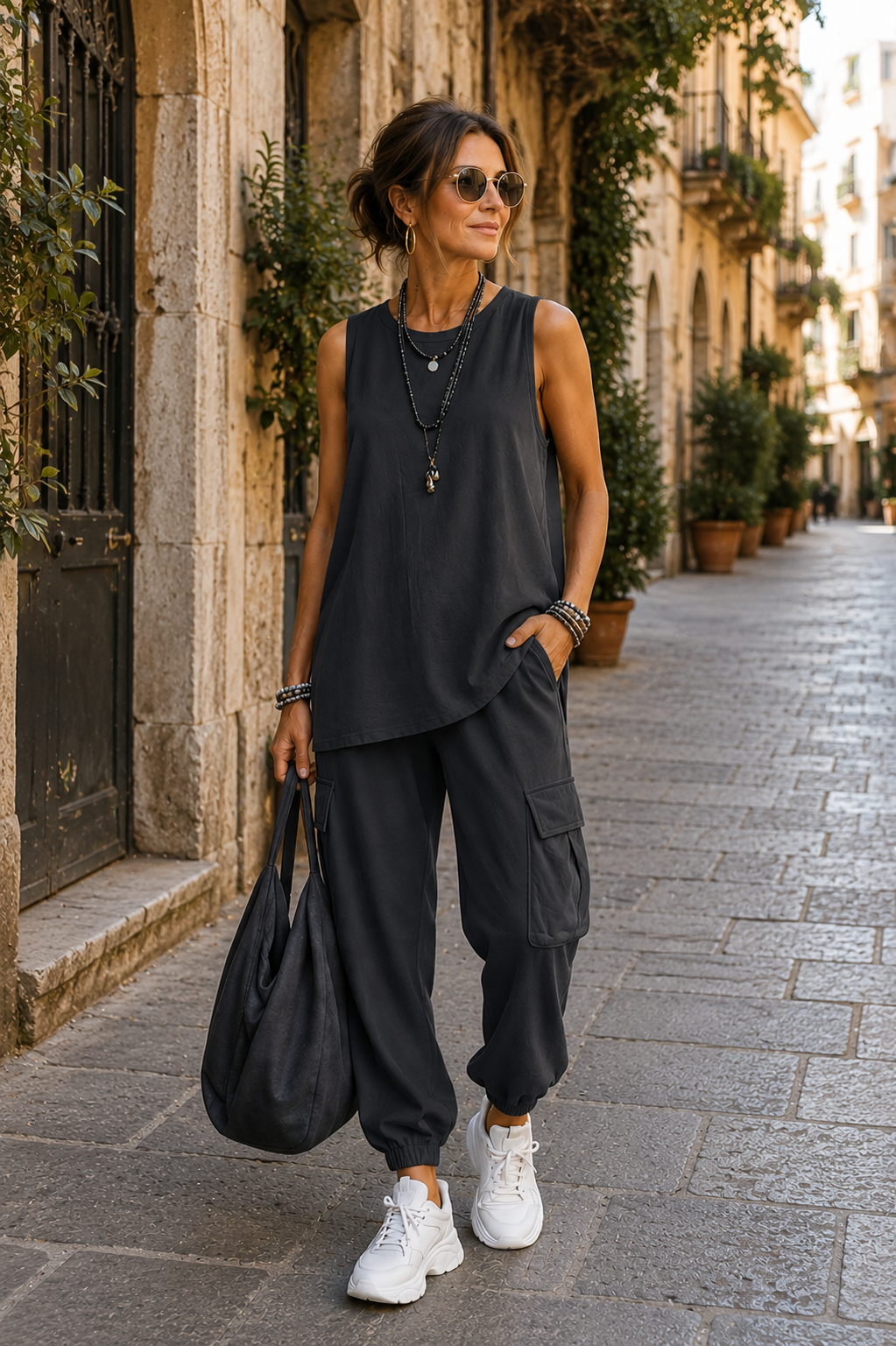 Valentina | Conjunto Casual Suave con Bolsillos