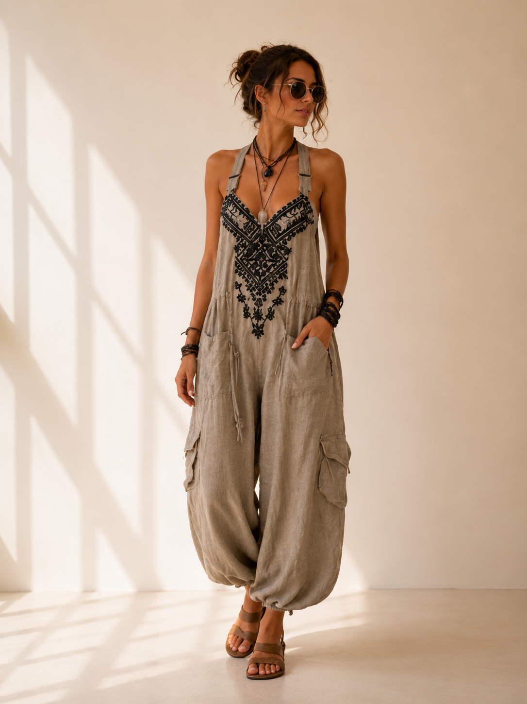 María Isabel | Mono bohemio bordado
