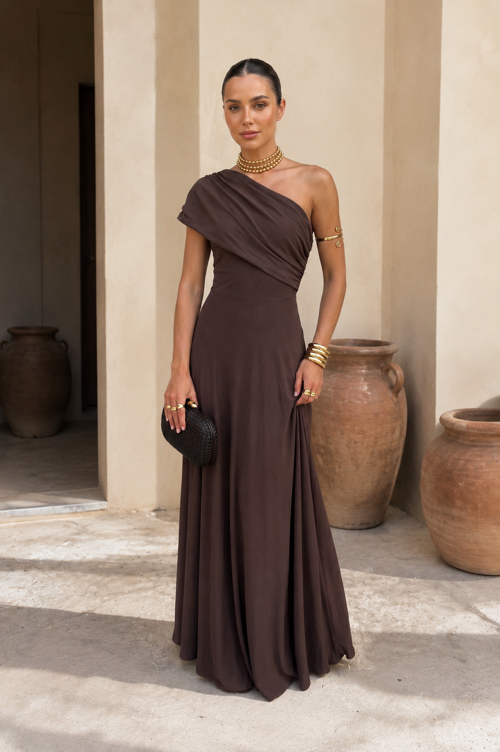 Vestido Toledo en color marrón