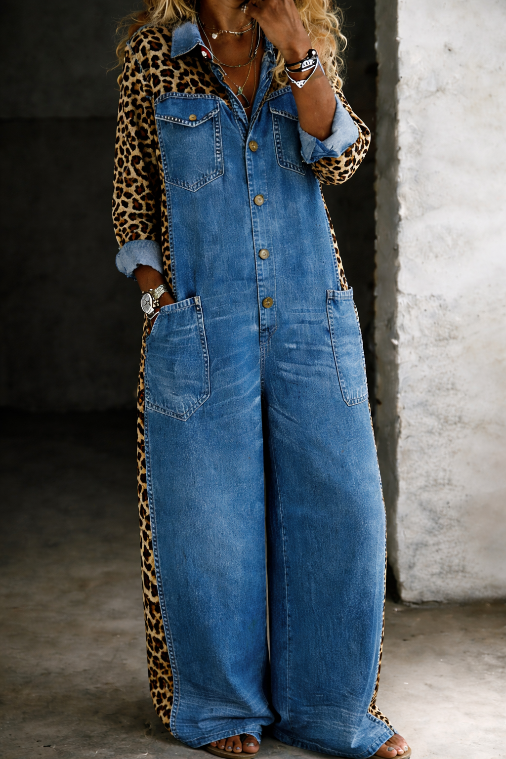 Amanda™ | Mono camisa vaquero