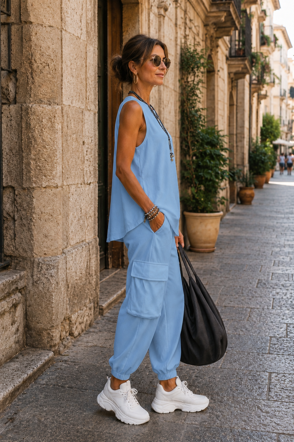 Valentina | Conjunto Casual Suave con Bolsillos