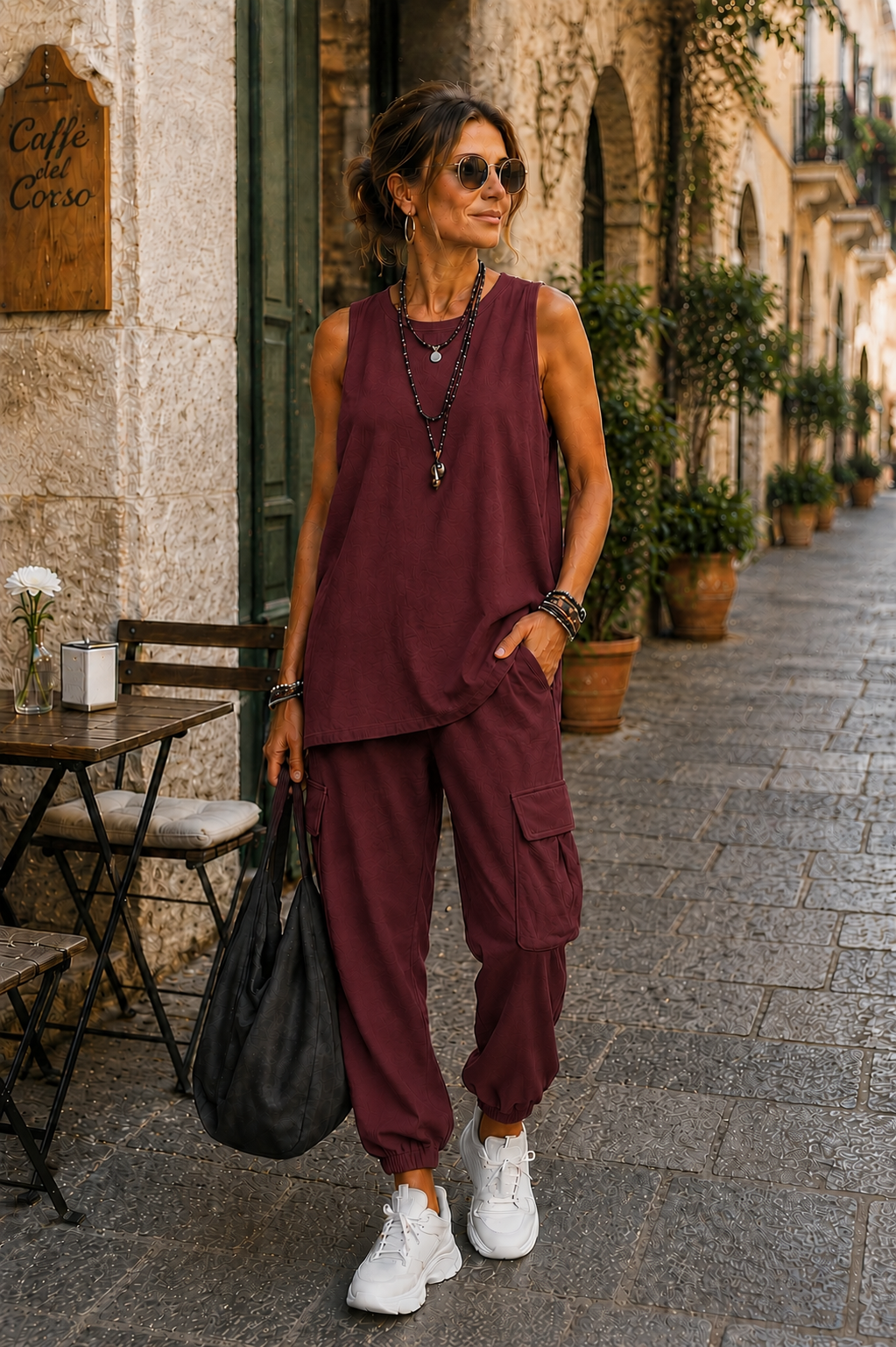 Valentina | Conjunto Casual Suave con Bolsillos