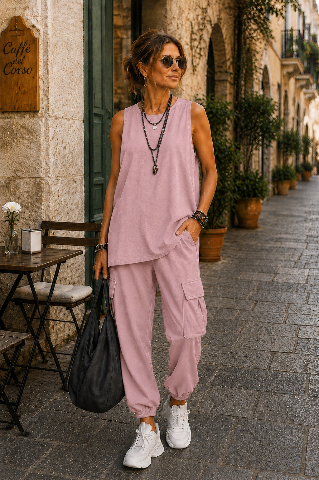 Valentina | Conjunto Casual Suave con Bolsillos