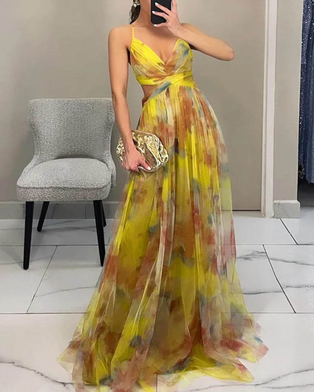 La Scintilla | Vestido Maxi Elegancia Floral