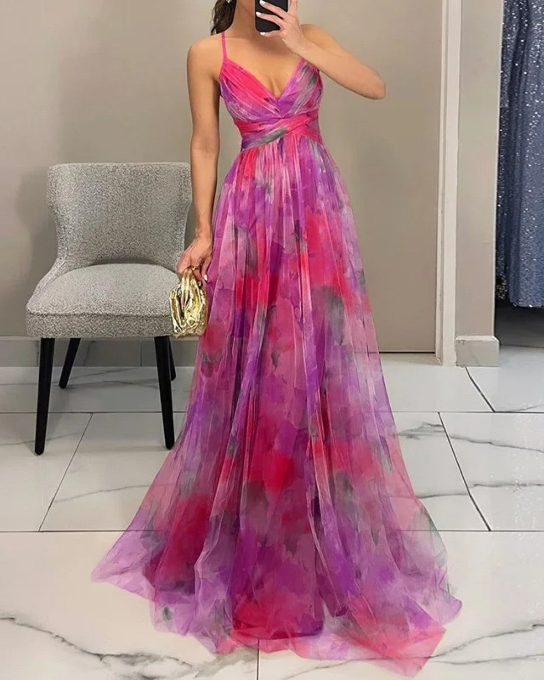 La Scintilla | Vestido Maxi Elegancia Floral