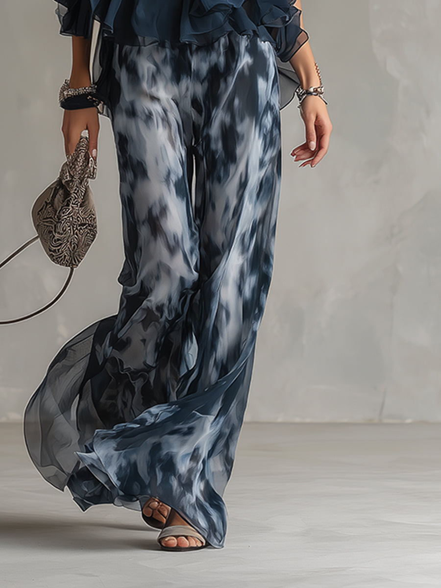 Conjunto Chiffon Azul Navy