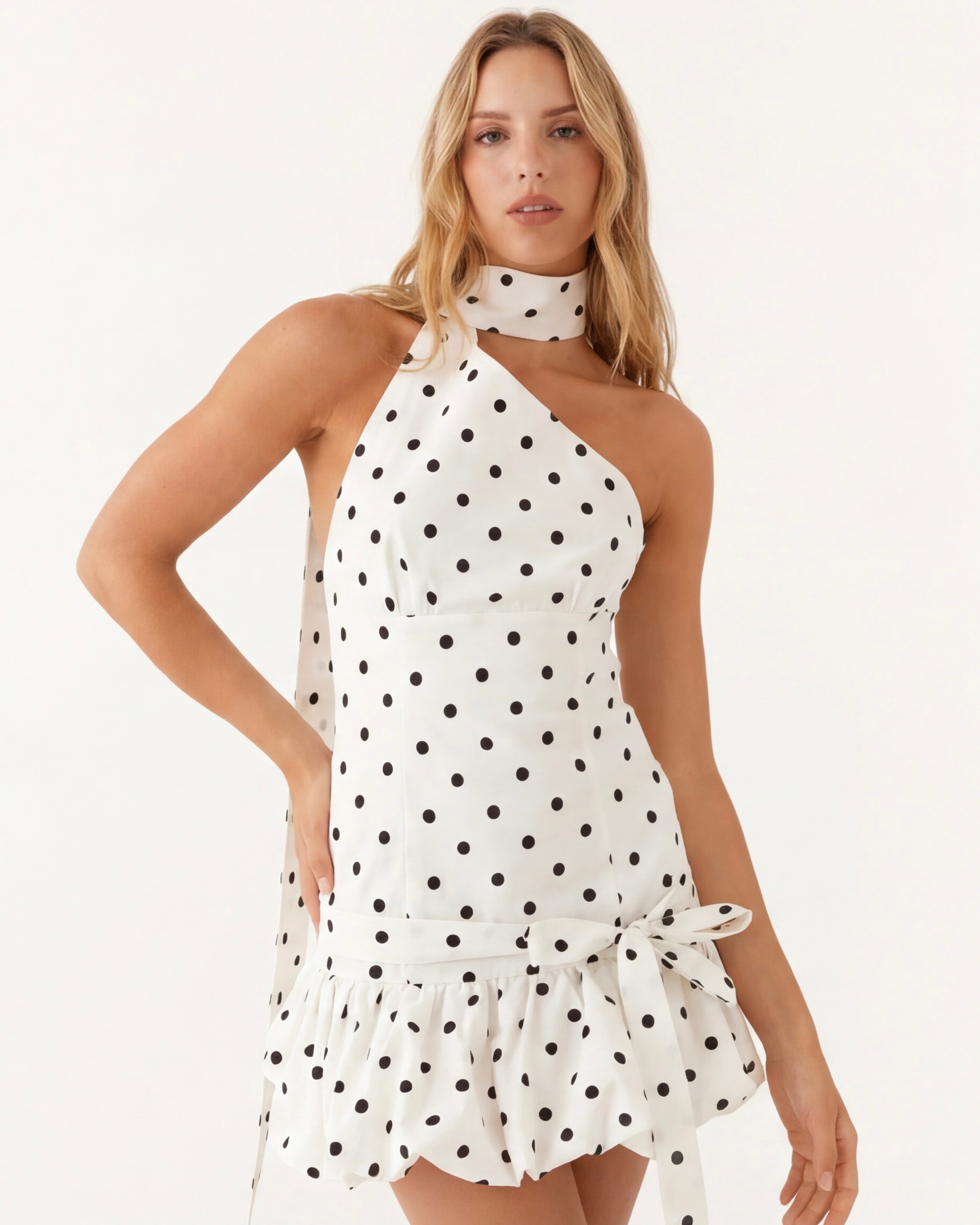 AMARA | Mini Vestido con cuello