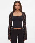 AMARA | Top Manga Larga Lace Affair