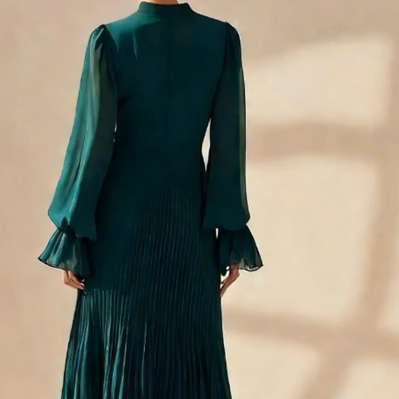 Helena - Vestido midi con pliegues